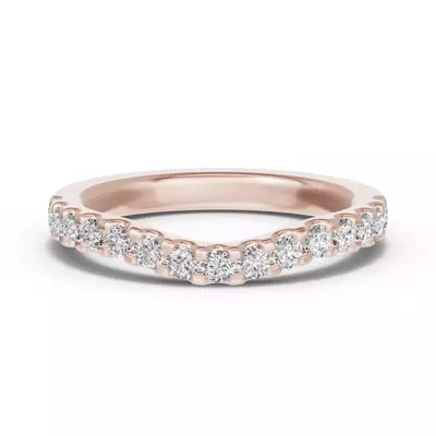 Trevi Contoured Pavé Band (2.2mm)