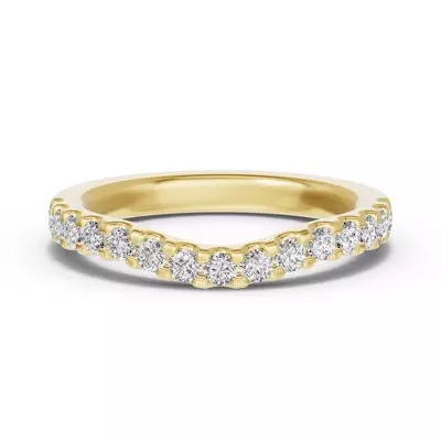 Trevi Contoured Pavé Band (2.2mm)