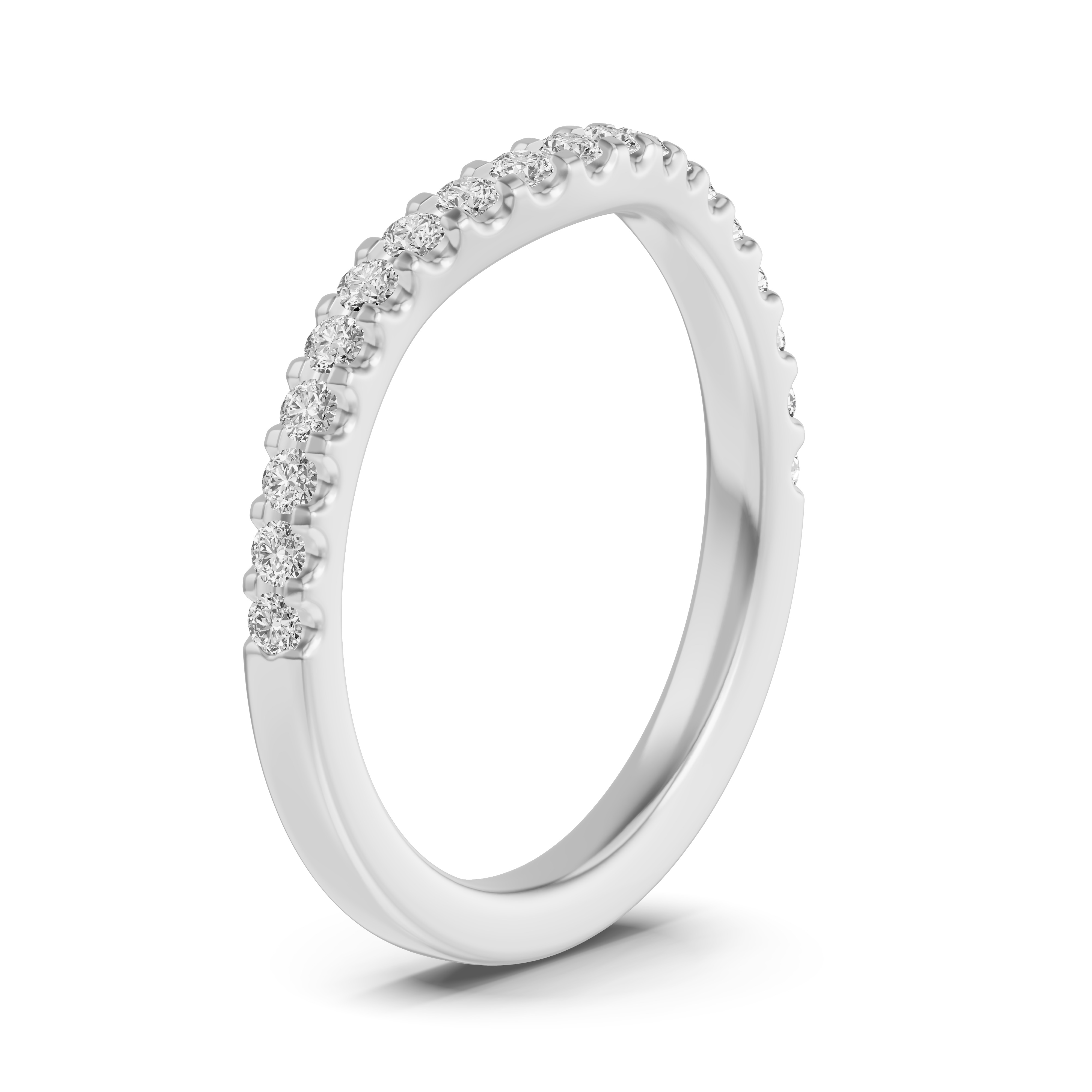 Trevi Contoured Pavé Band (1.8mm)