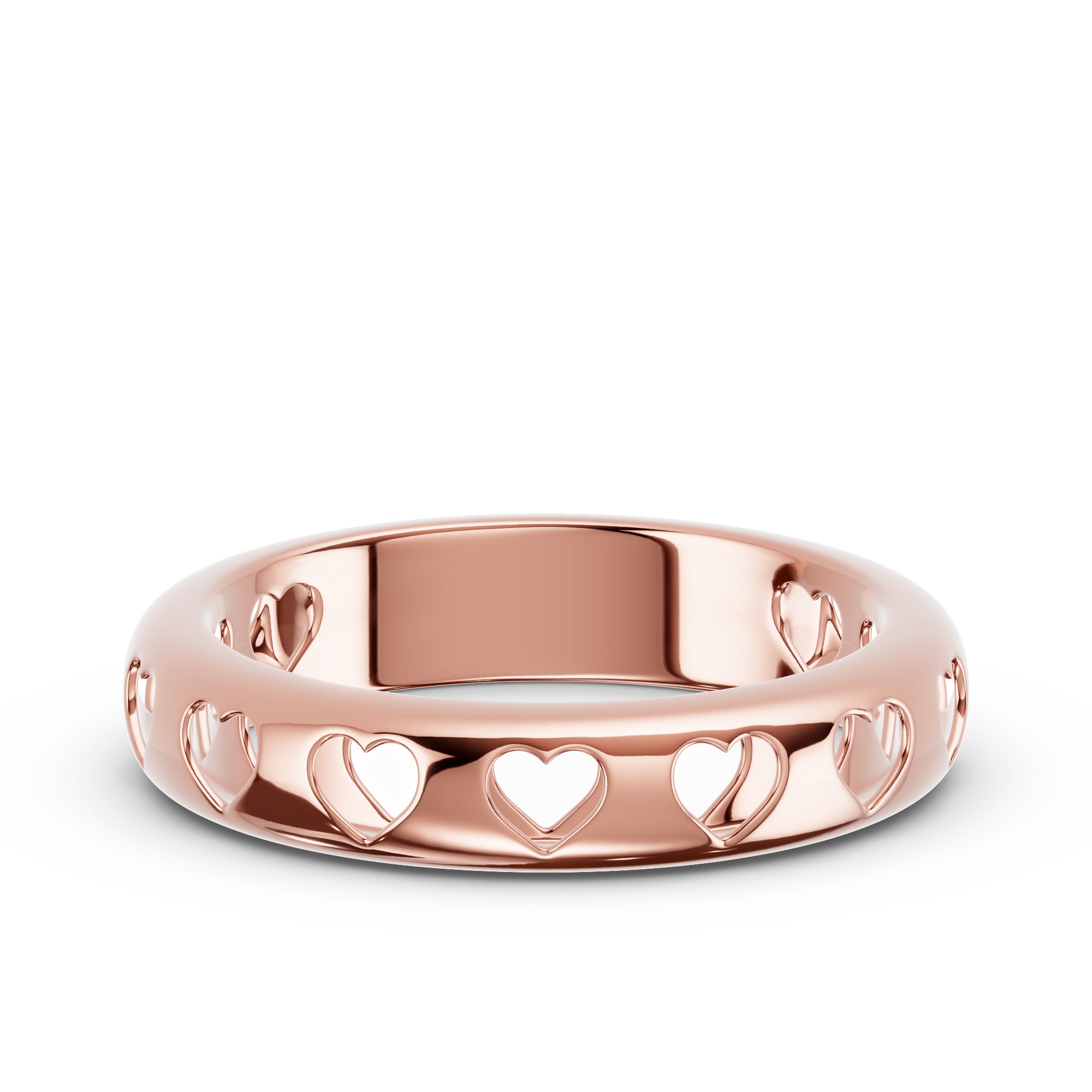Eternity Heart Cutout Band