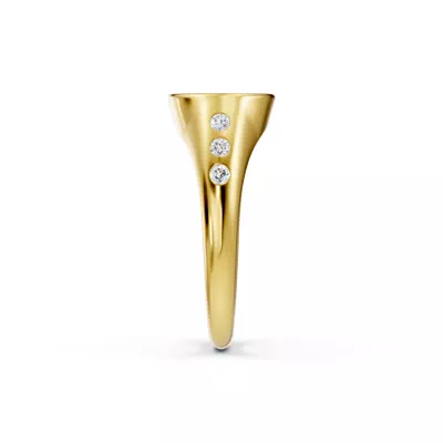 Initial Signet Lab Diamond Accent Ring - W