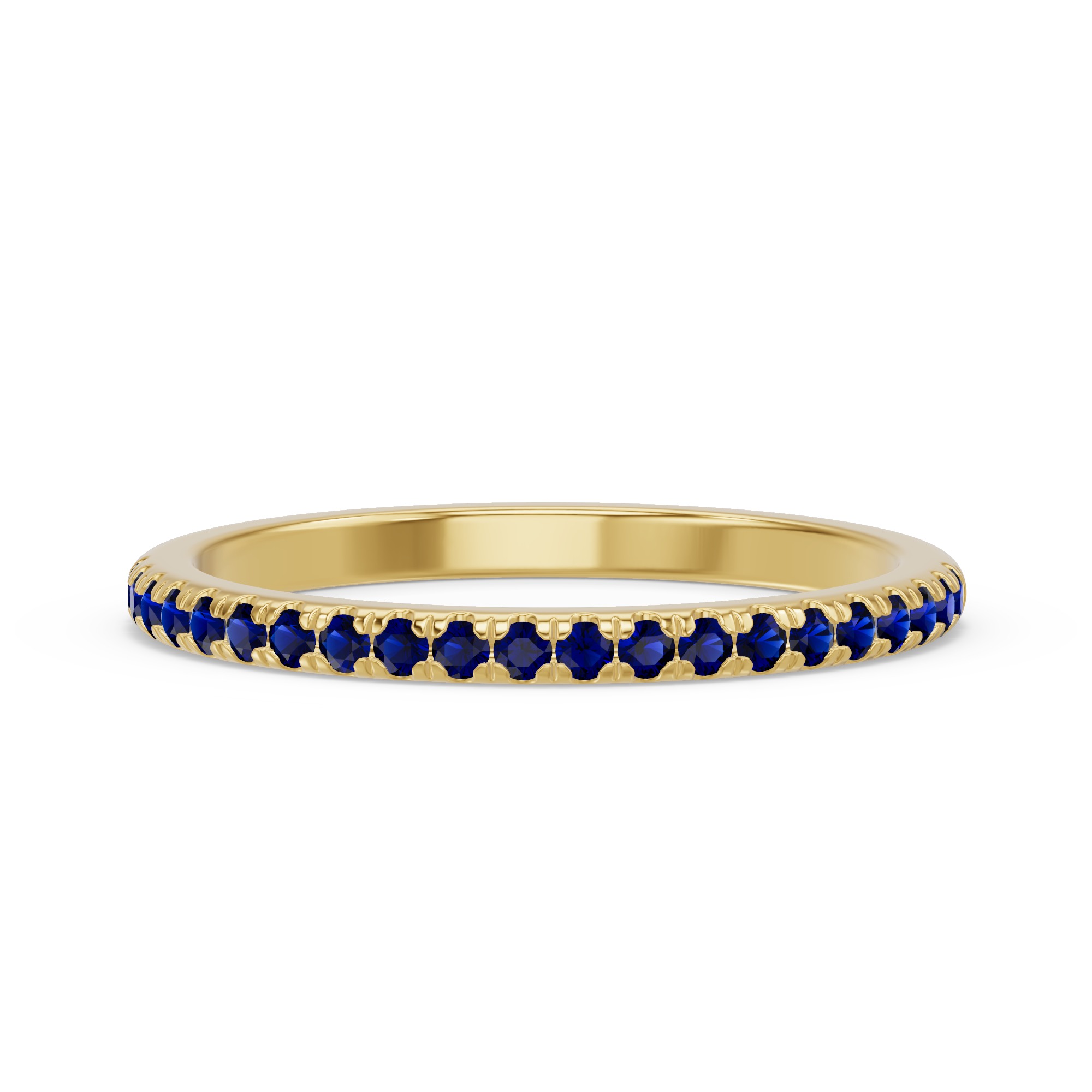 Marigold Pavé Sapphire Band