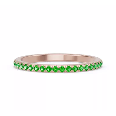 Marigold Pavé Tsavorite Band
