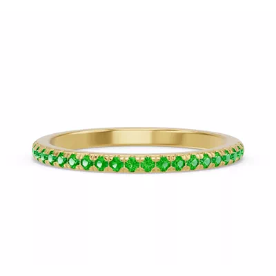 Marigold Pavé Tsavorite Band