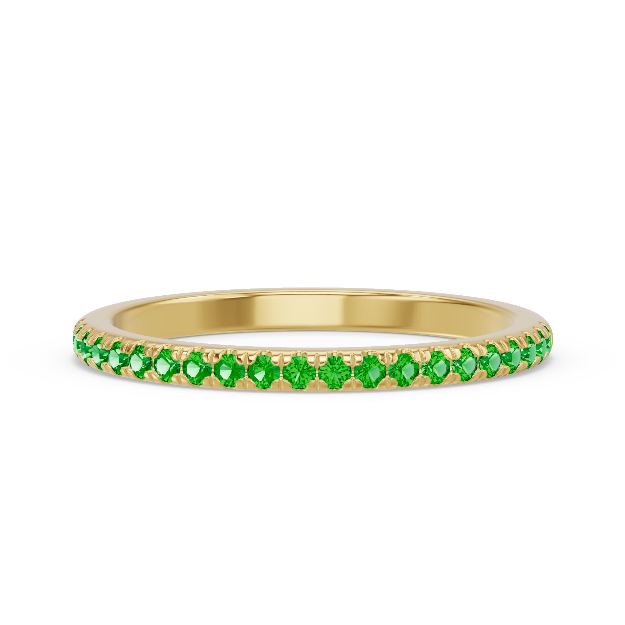 Marigold Pavé Tsavorite Band