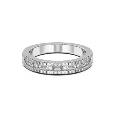 Rochelle Triple Row Diamond Band