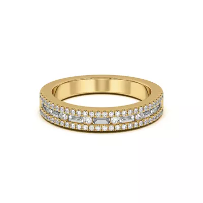 Rochelle Triple Row Diamond Band