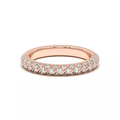 Madeline Pavé Trio Striped Band