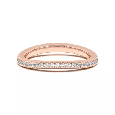 Bree Curved Pavé Band