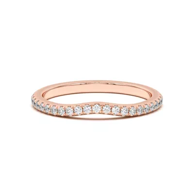 Marie Classic Curved Pavé Lab Band