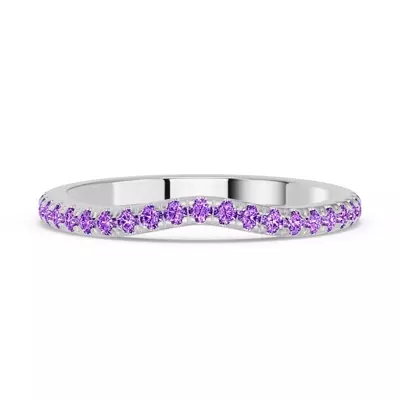 Spectra Amethyst Contoured Band