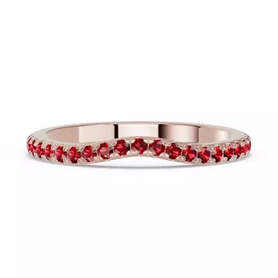 Spectra Garnet Contoured Band