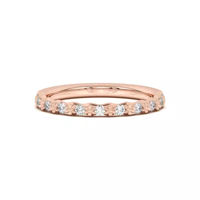 Blooming Petal Pavé Band