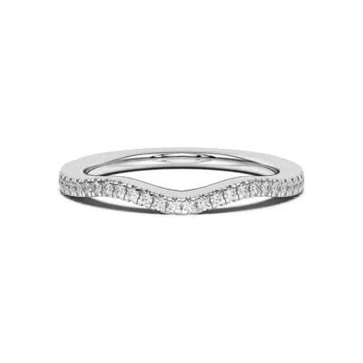 Cambridge Curved Pavé Band