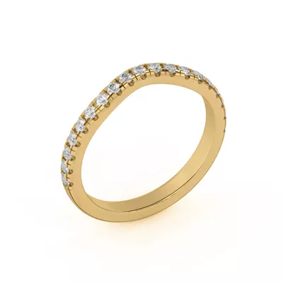 Betsy Classic Curved Lab Pavé Band