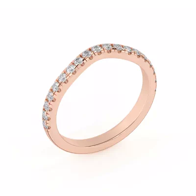 Betsy Classic Curved Lab Pavé Band