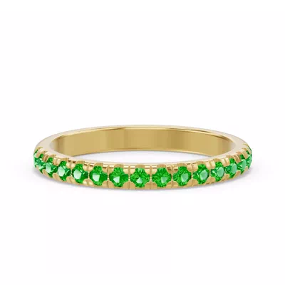 Marigold Grand Pavé Tsavorite Band