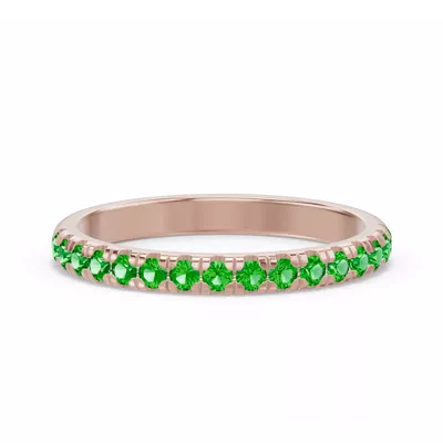 Marigold Grand Pavé Tsavorite Band