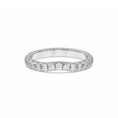 Marie Majestic Curved Lab Pavé Band