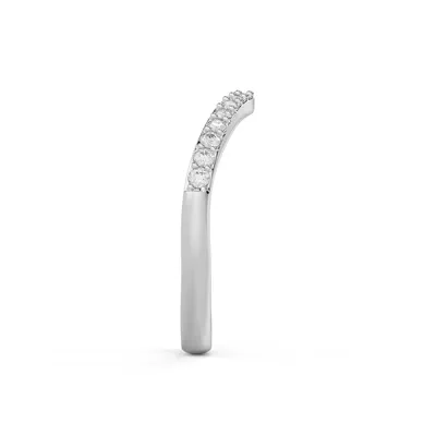 Belloc Pavé Curved Band