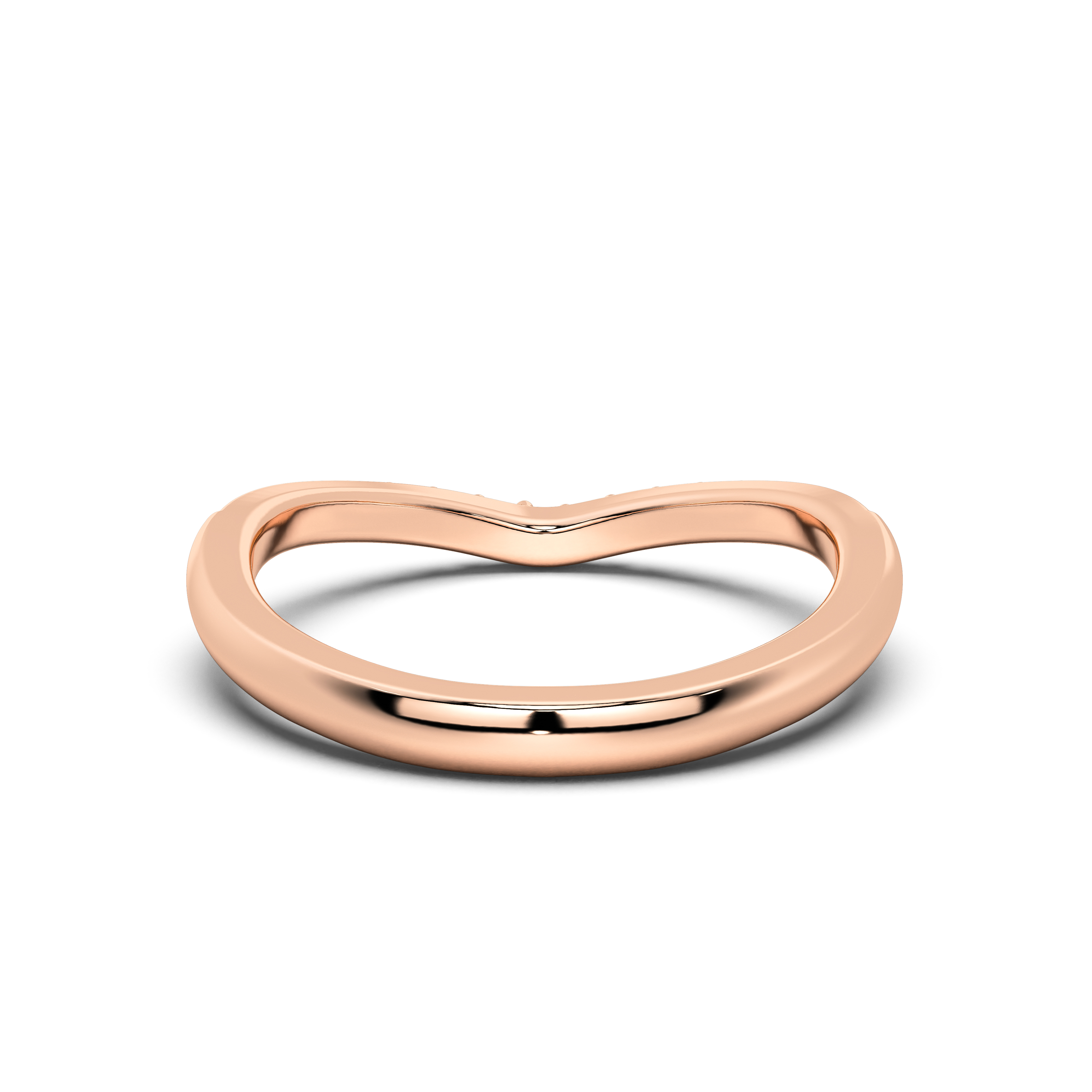 Belloc Pavé Curved Band