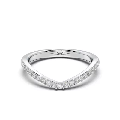Belloc Lab Diamond Pavé Curved Band