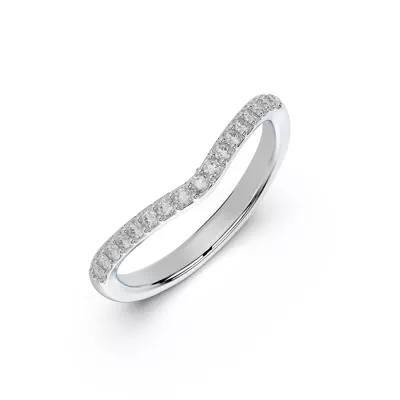 Belloc Pavé Curved Band