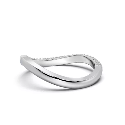 Rivelle Lab Diamond Pavé Curved Band