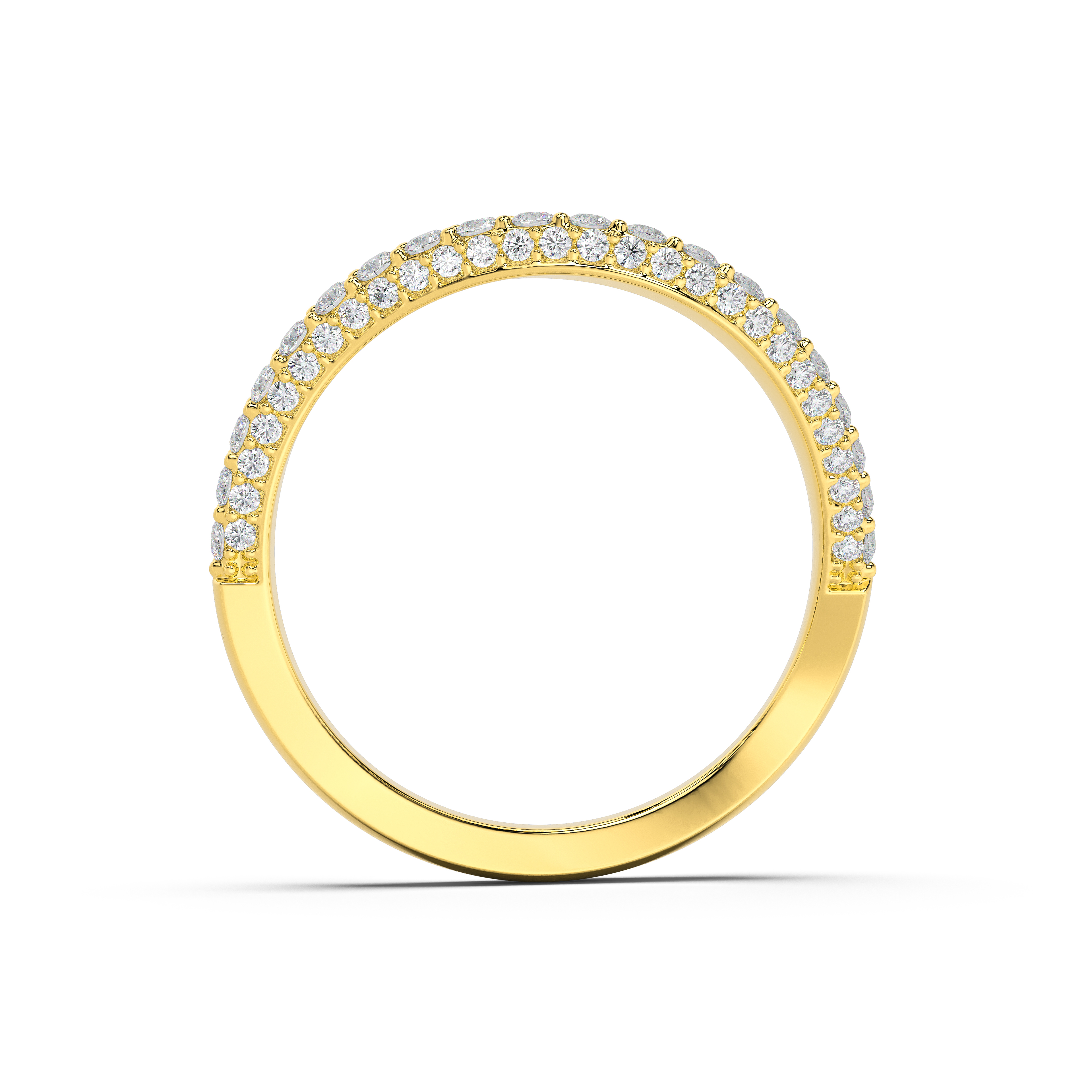 Rivelle Lab Diamond Pavé Curved Band