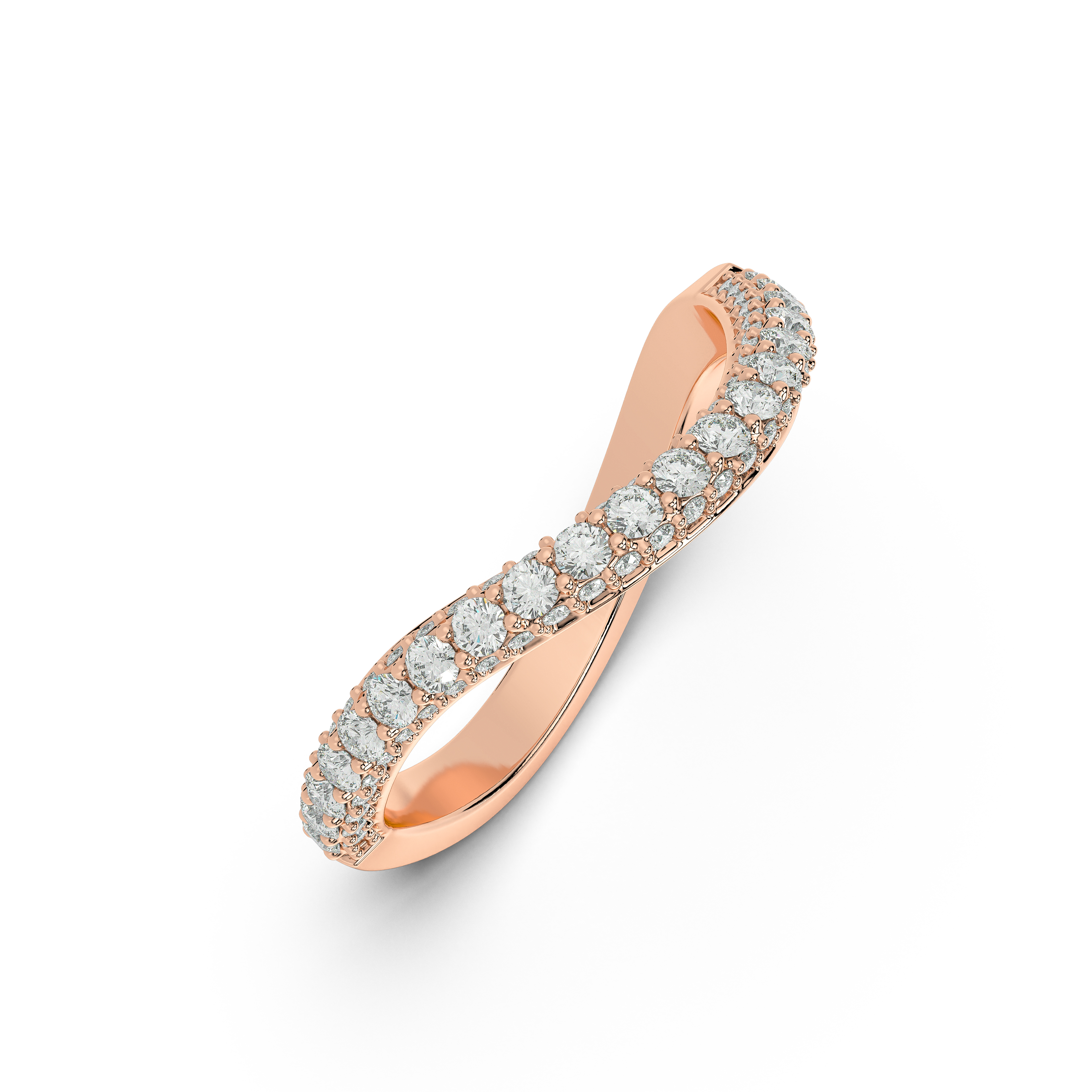 Rivelle Pavé Curved Band