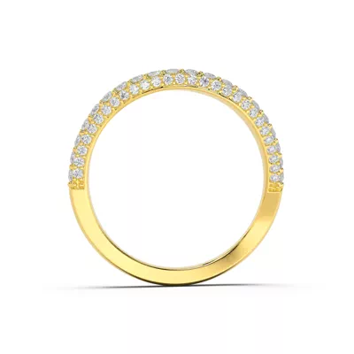 Rivelle Pavé Curved Band