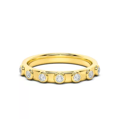 Sora Bezel Lab Diamond Band