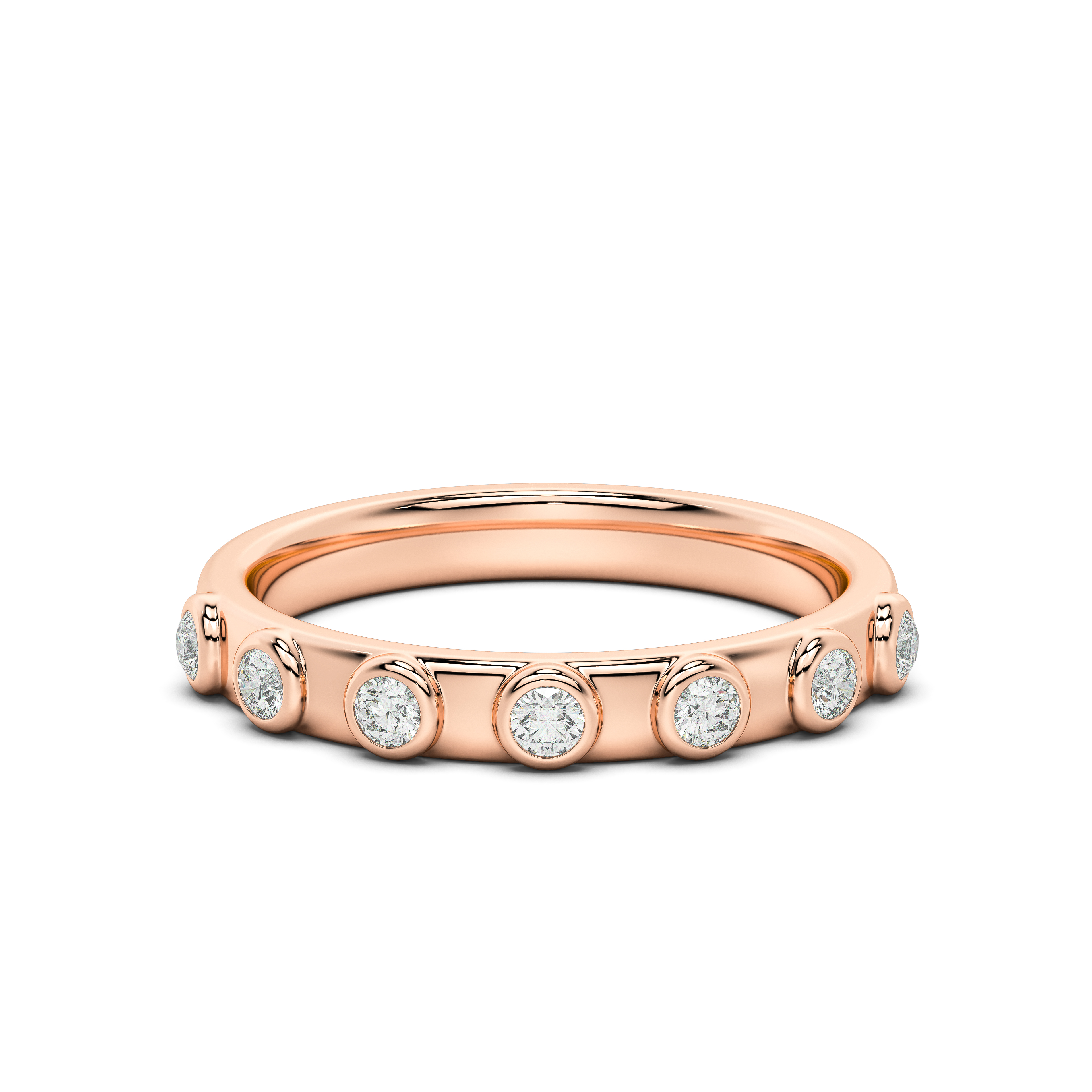 Sora Bezel Lab Diamond Band
