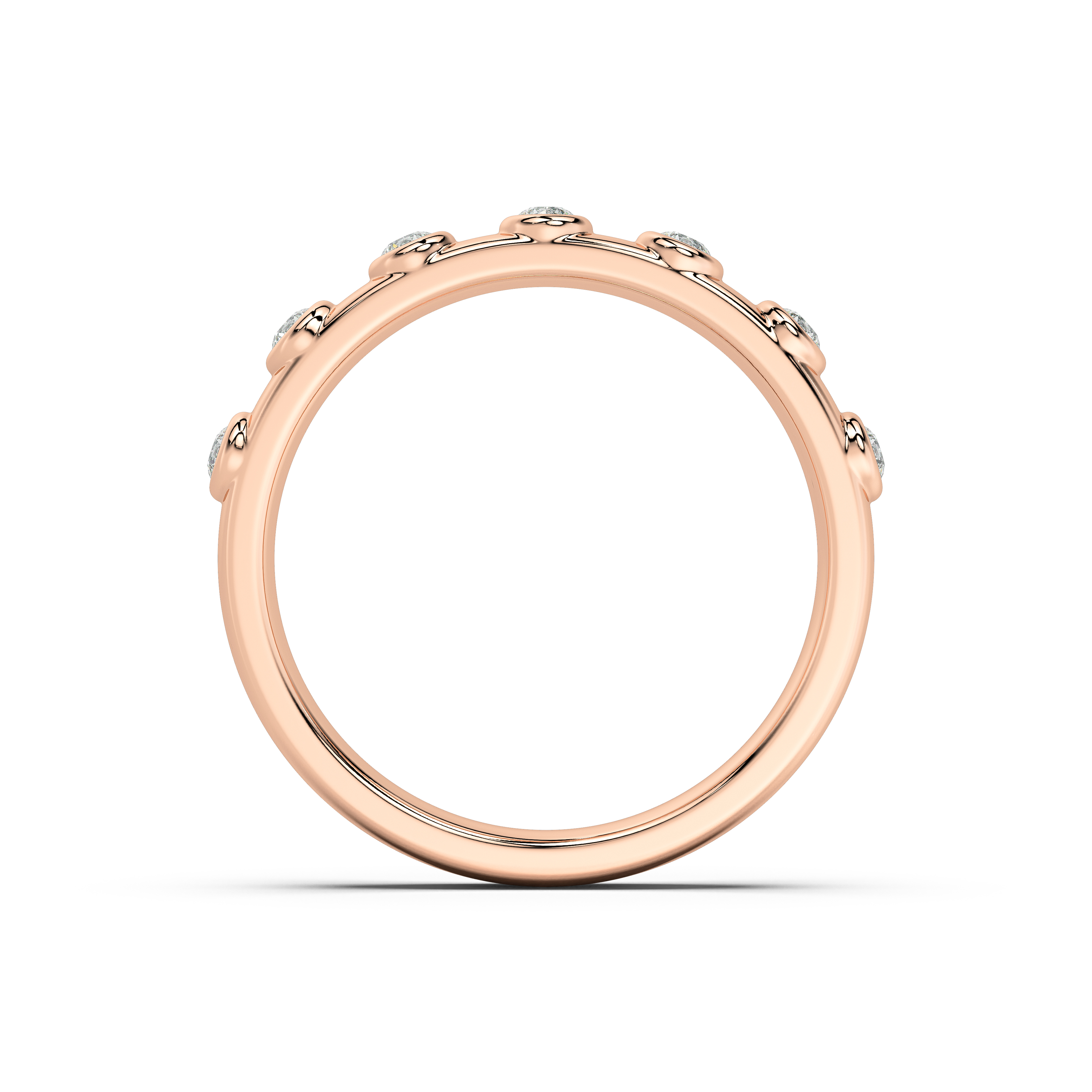 Sora Bezel Lab Diamond Band