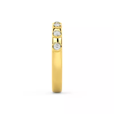 Sora Bezel Lab Diamond Band