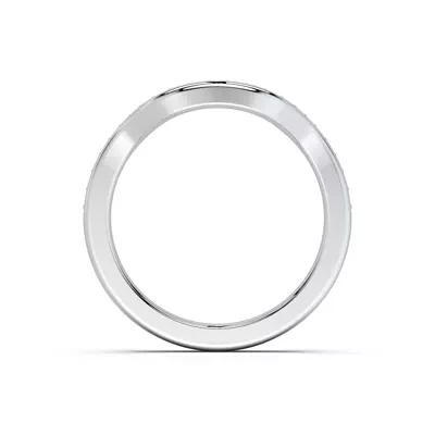 Orla Contoured Pavé Diamond Band