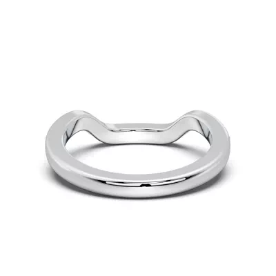 Orla Contoured Pavé Diamond Band