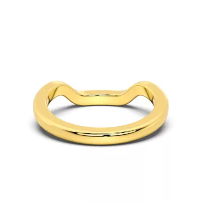 Orla Contoured Pavé Diamond Band