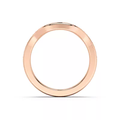 Orla Contoured Pavé Diamond Band
