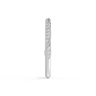 Perla Beaded Pavé Open Band