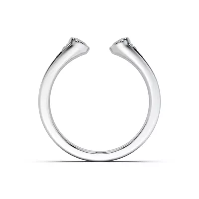 Lucera Bezel Pavé Lab Diamond Open Band