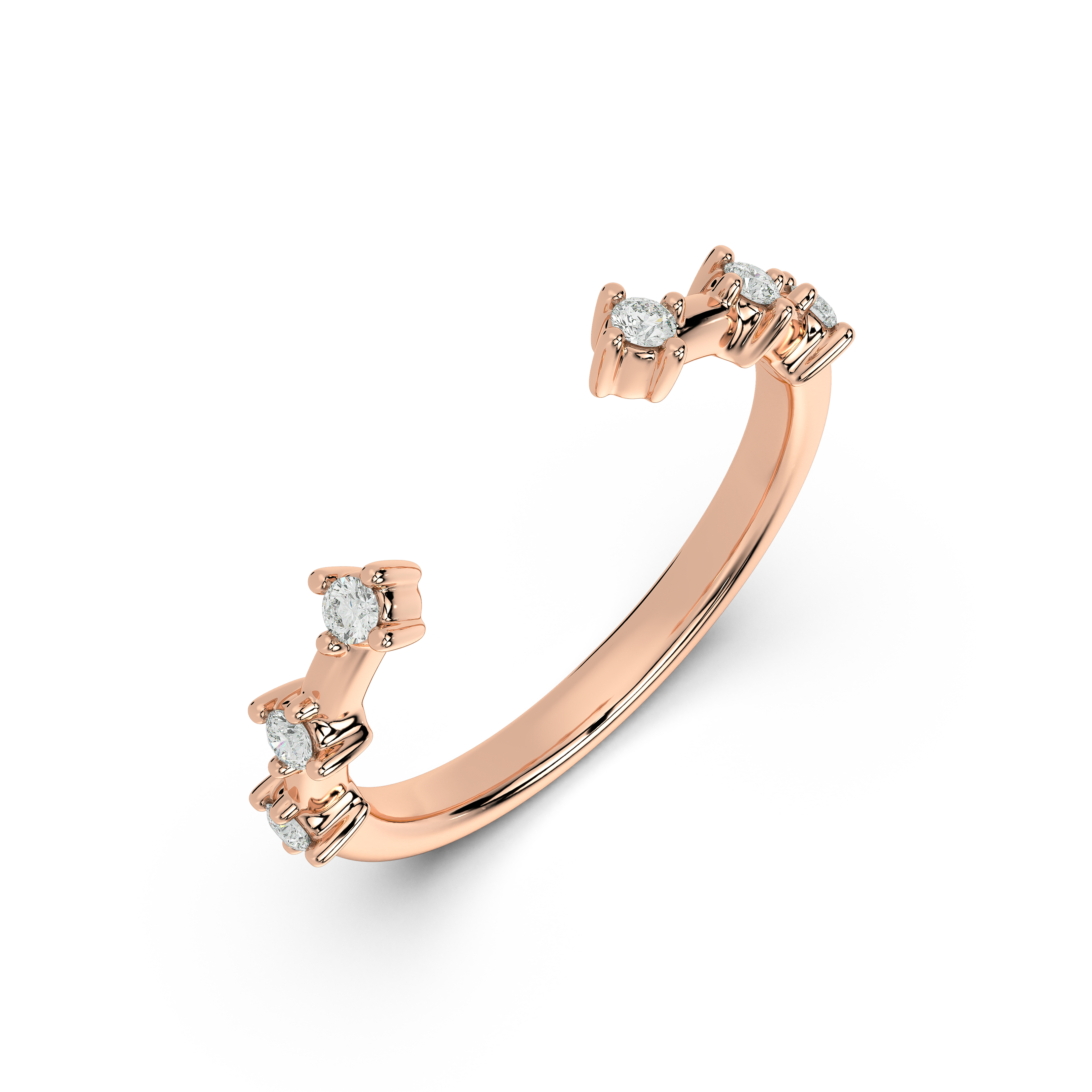 Solara Lab Diamond Open Band