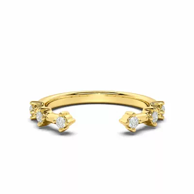 Solara Lab Diamond Open Band