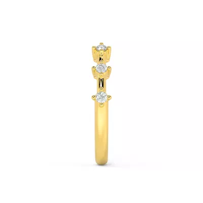 Solara Lab Diamond Open Band