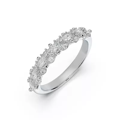 Alira Marquise Diamond Band