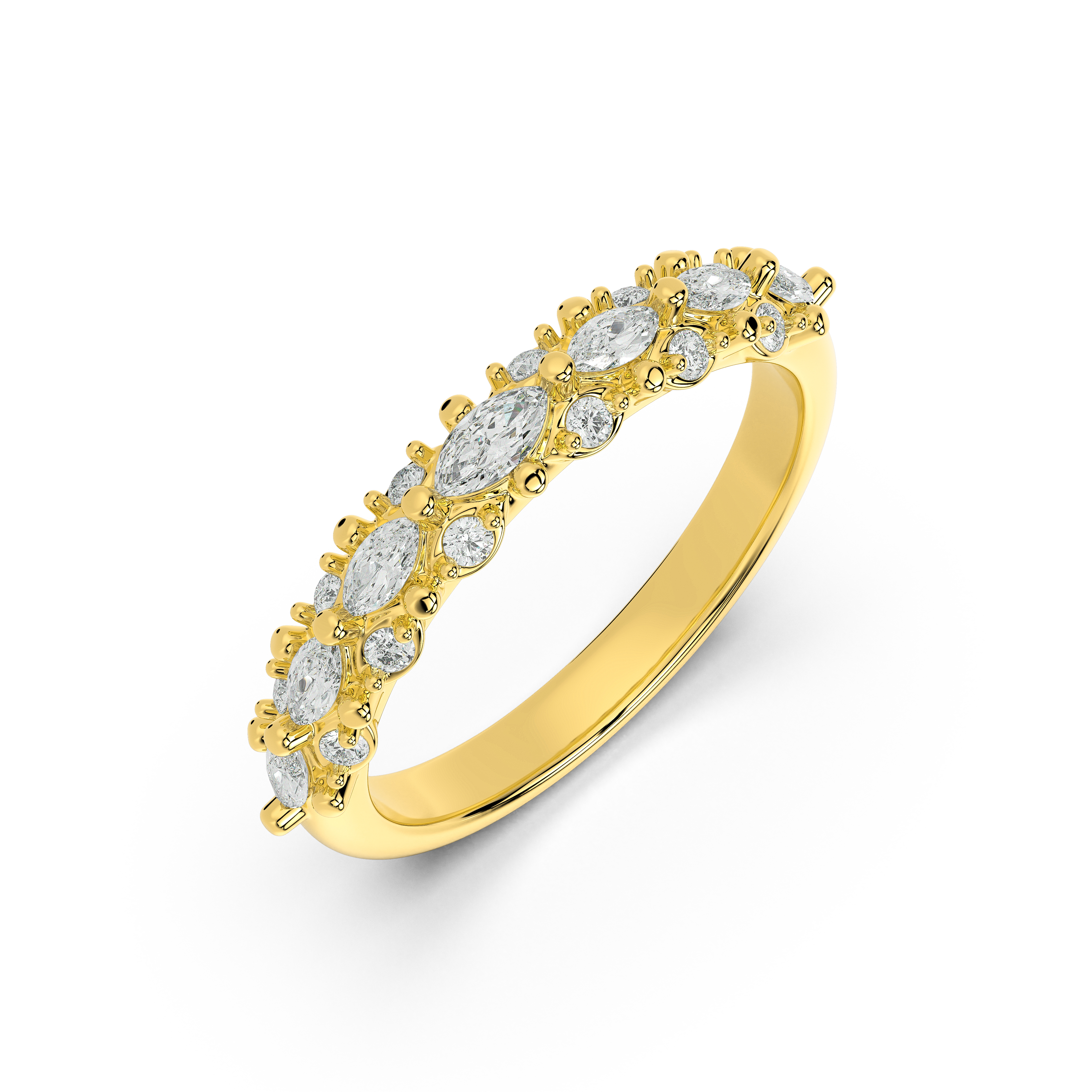 Alira Marquise Diamond Band