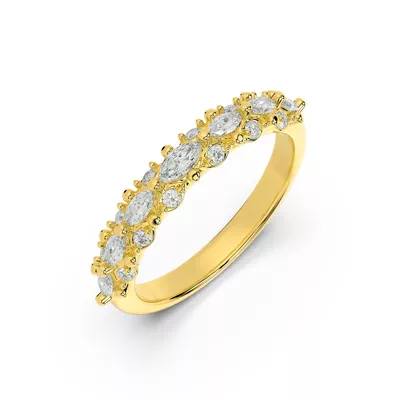 Alira Marquise Lab Diamond Band