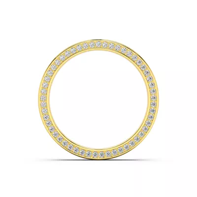 Cassis Lab Diamond Pavé Profile Eternity Band