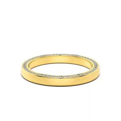 Cassis Lab Diamond Pavé Profile Eternity Band