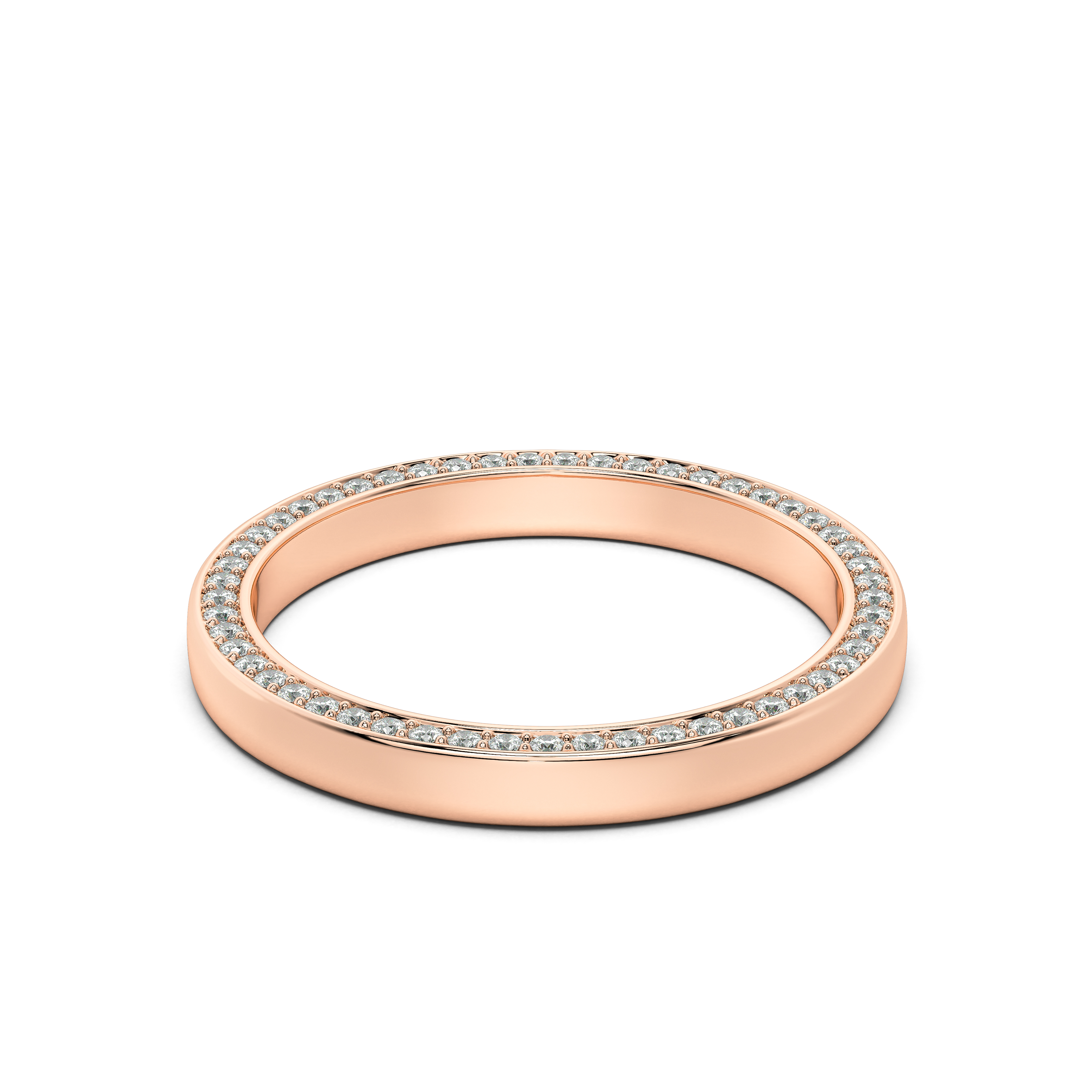 Cassis Lab Diamond Pavé Profile Eternity Band